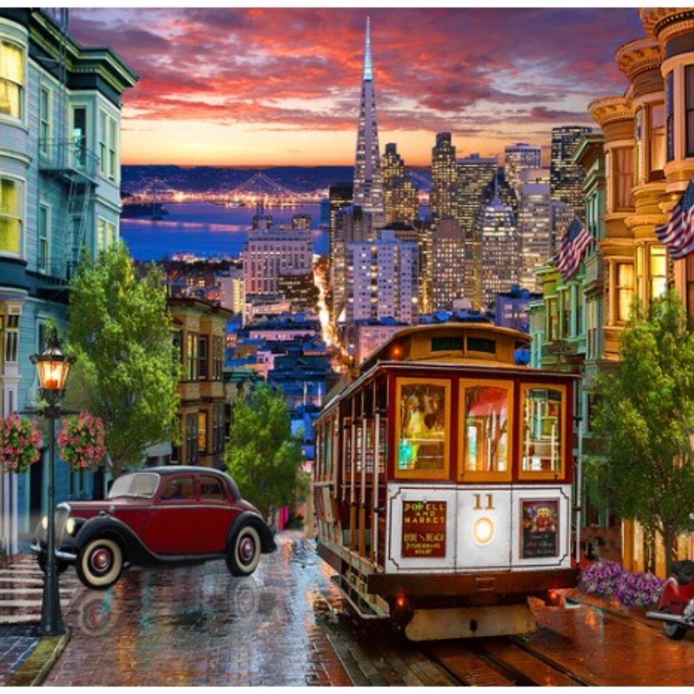 San Francisco Trolley Jigsaw Puzzle - 500 Pieces